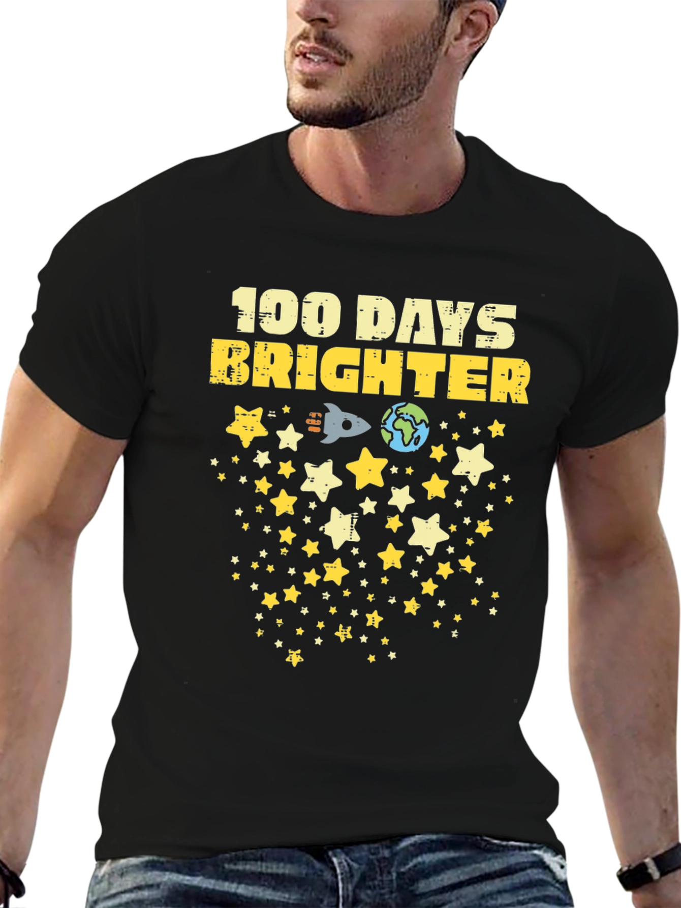 100 Days Brighter Graphic T-Shirt