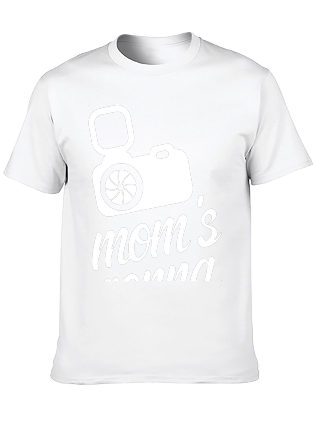 Moms Camera Black T-Shirt