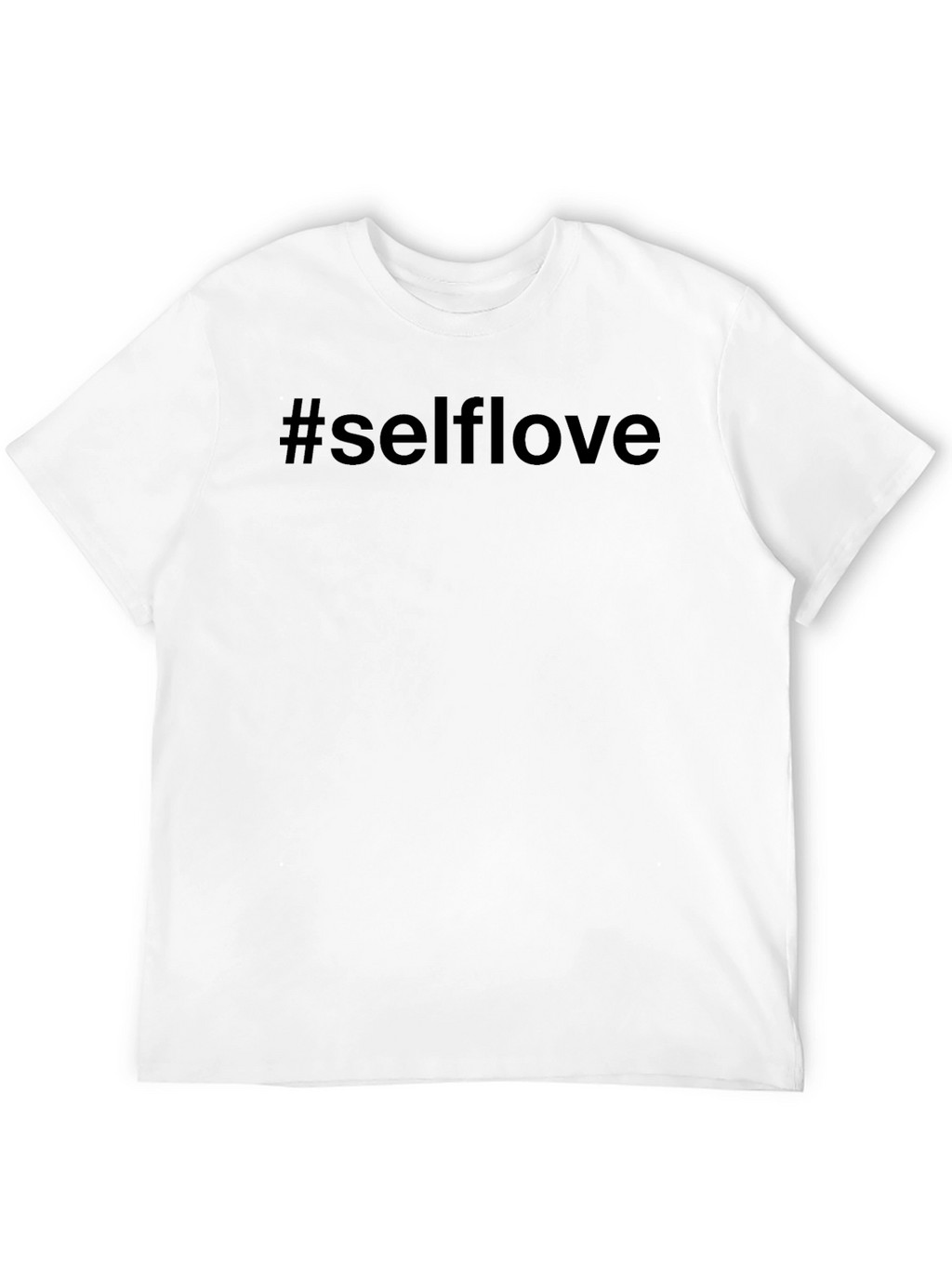 #Selflove Black T-Shirt - Casual Comfort