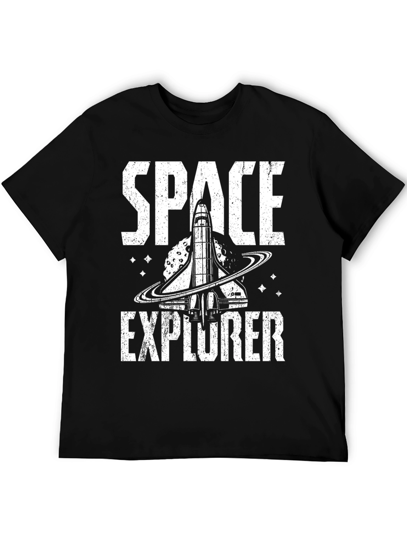 Space Explorer Graphic Tee - Black