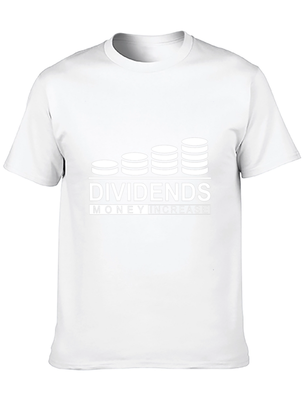 Dividends Money Increase Graphic Tee - Black