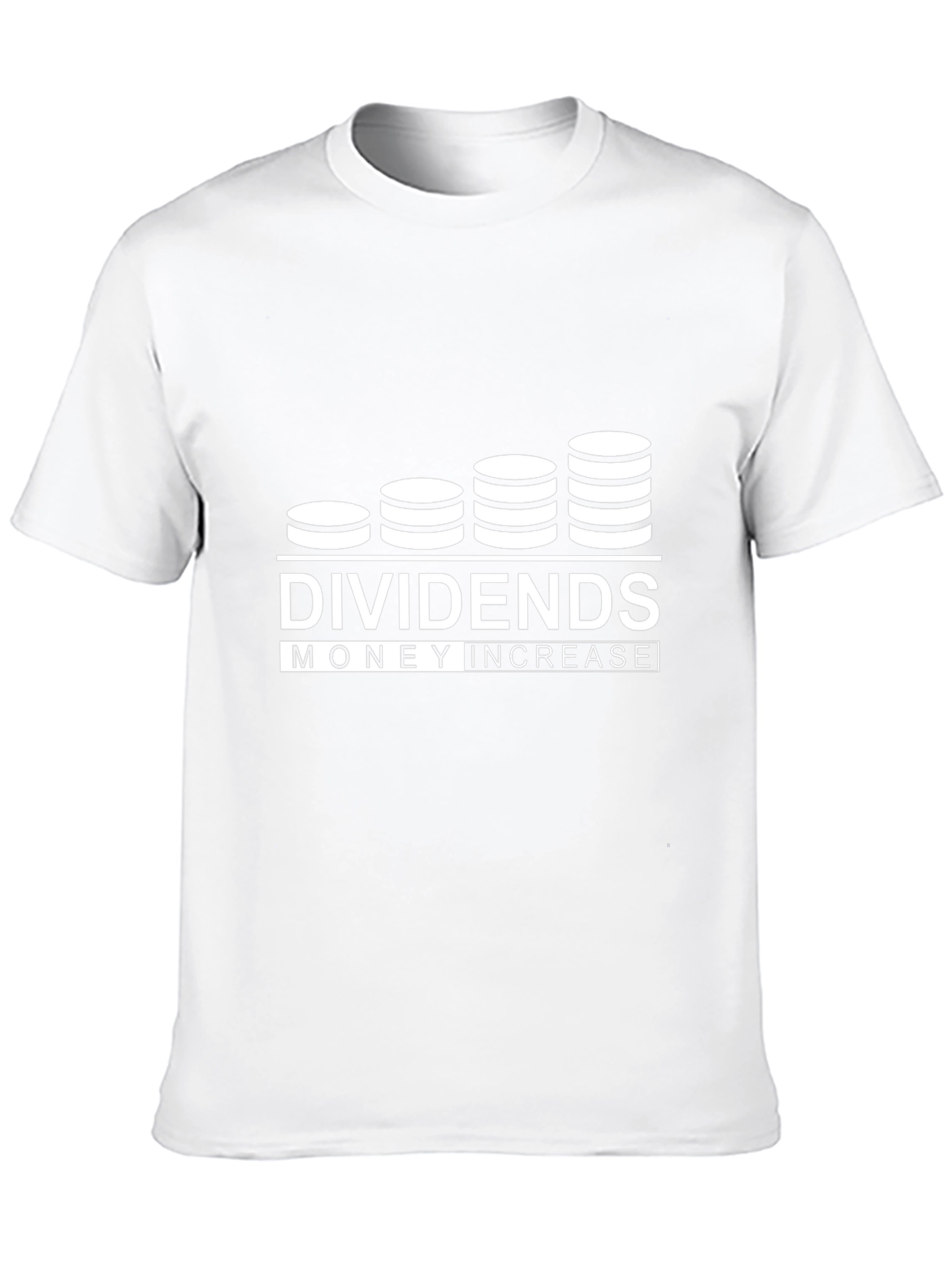 Dividends Money Increase Graphic Tee - Black