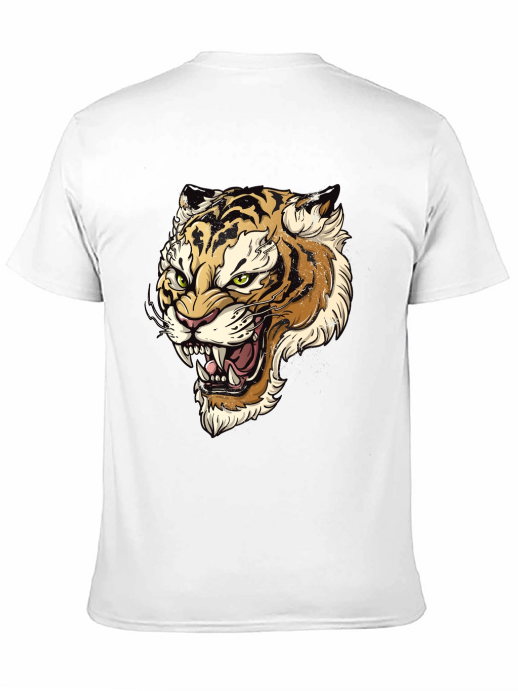 Tiger Graphic Print Mens T-Shirt