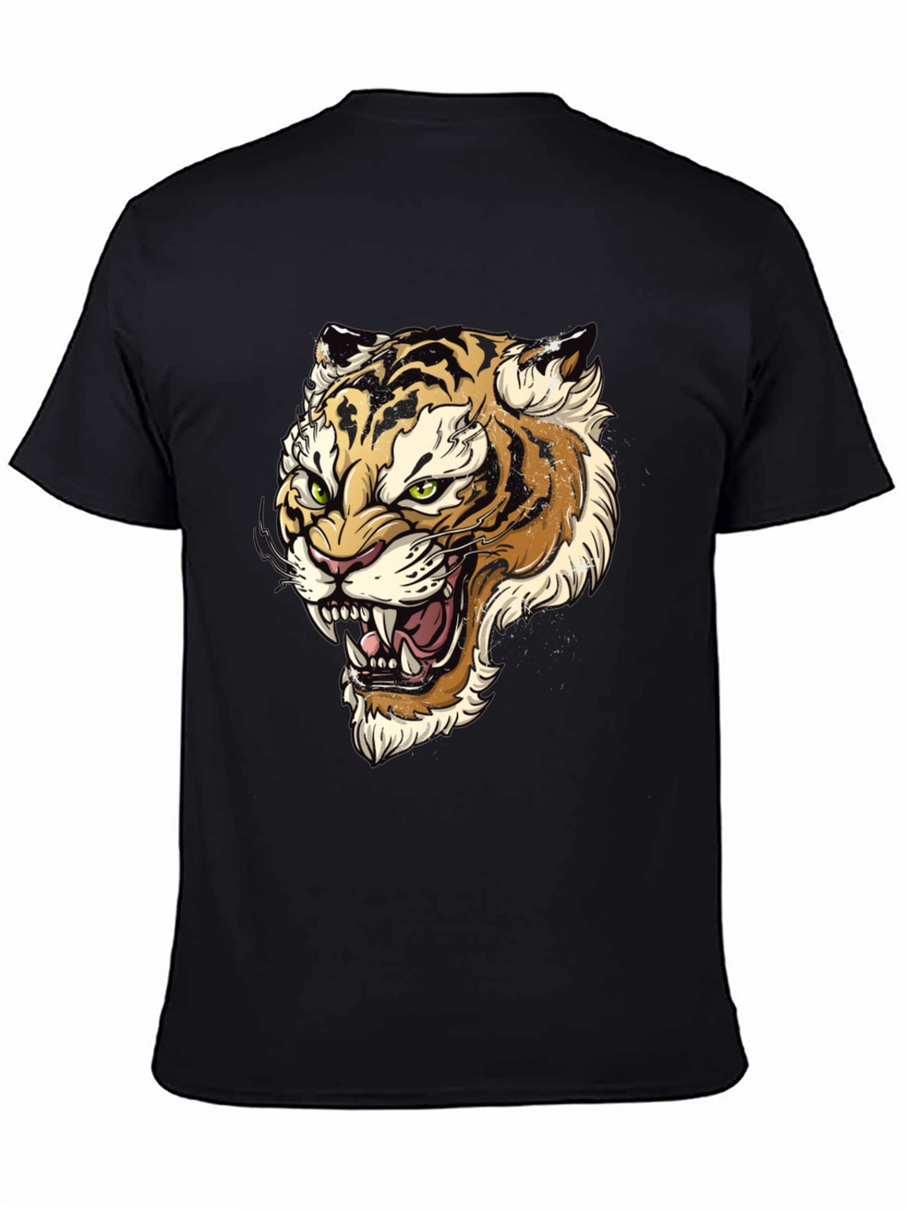 Tiger Graphic Print Mens T-Shirt