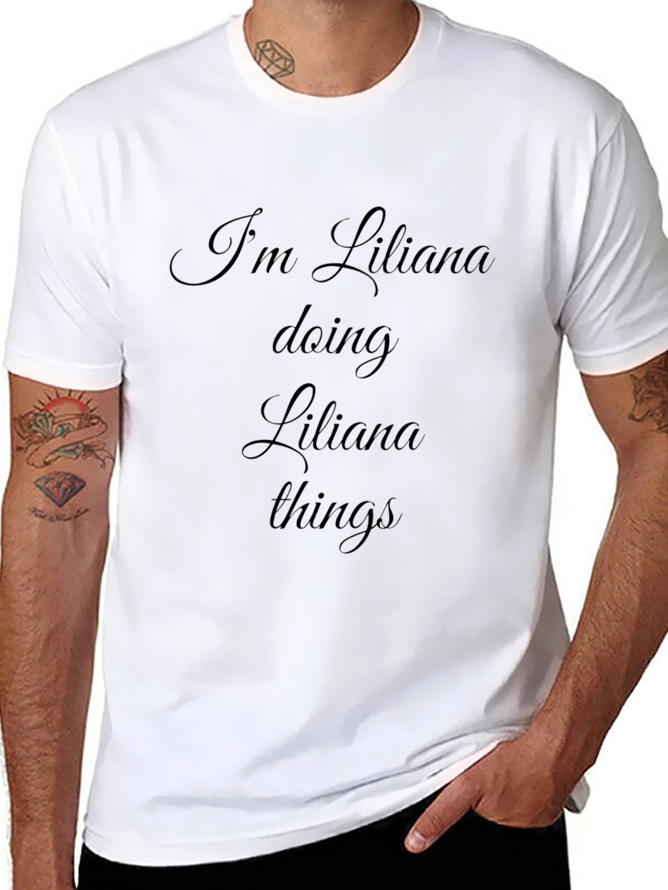 Im Liliana Doing Liliana Things Black T-Shirt