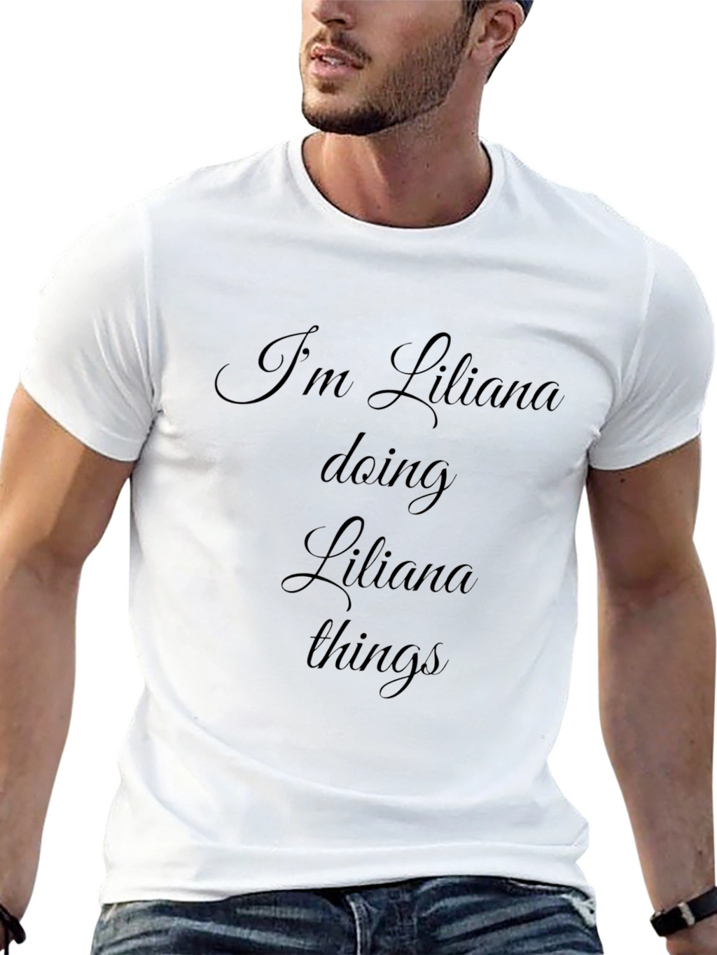 Im Liliana Doing Liliana Things Black T-Shirt