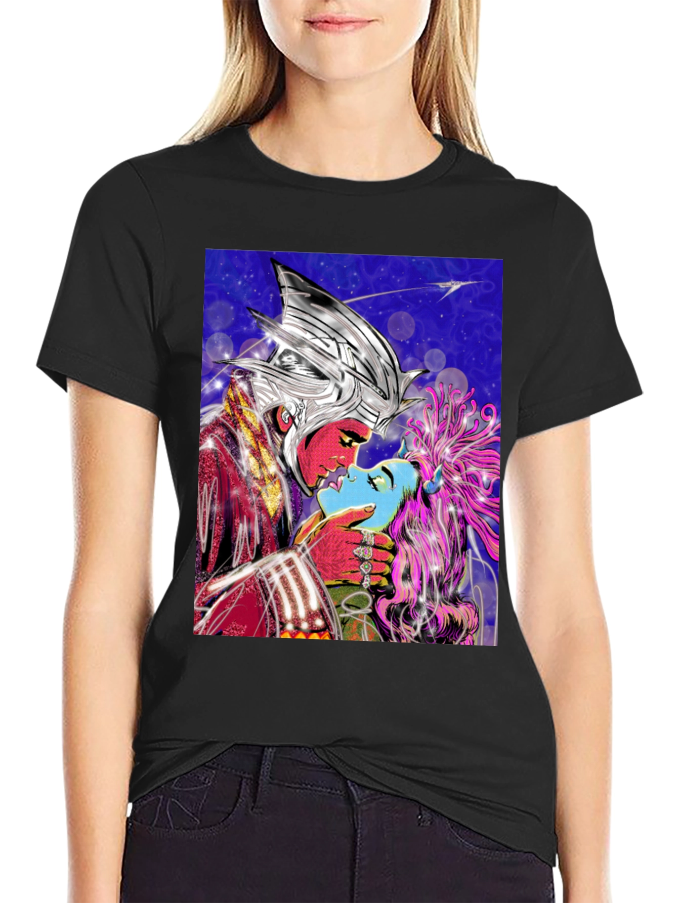 Fantasy Lovers Graphic Print T-Shirt