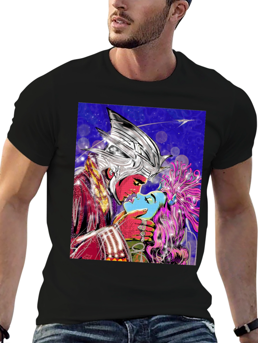 Fantasy Lovers Graphic Print T-Shirt