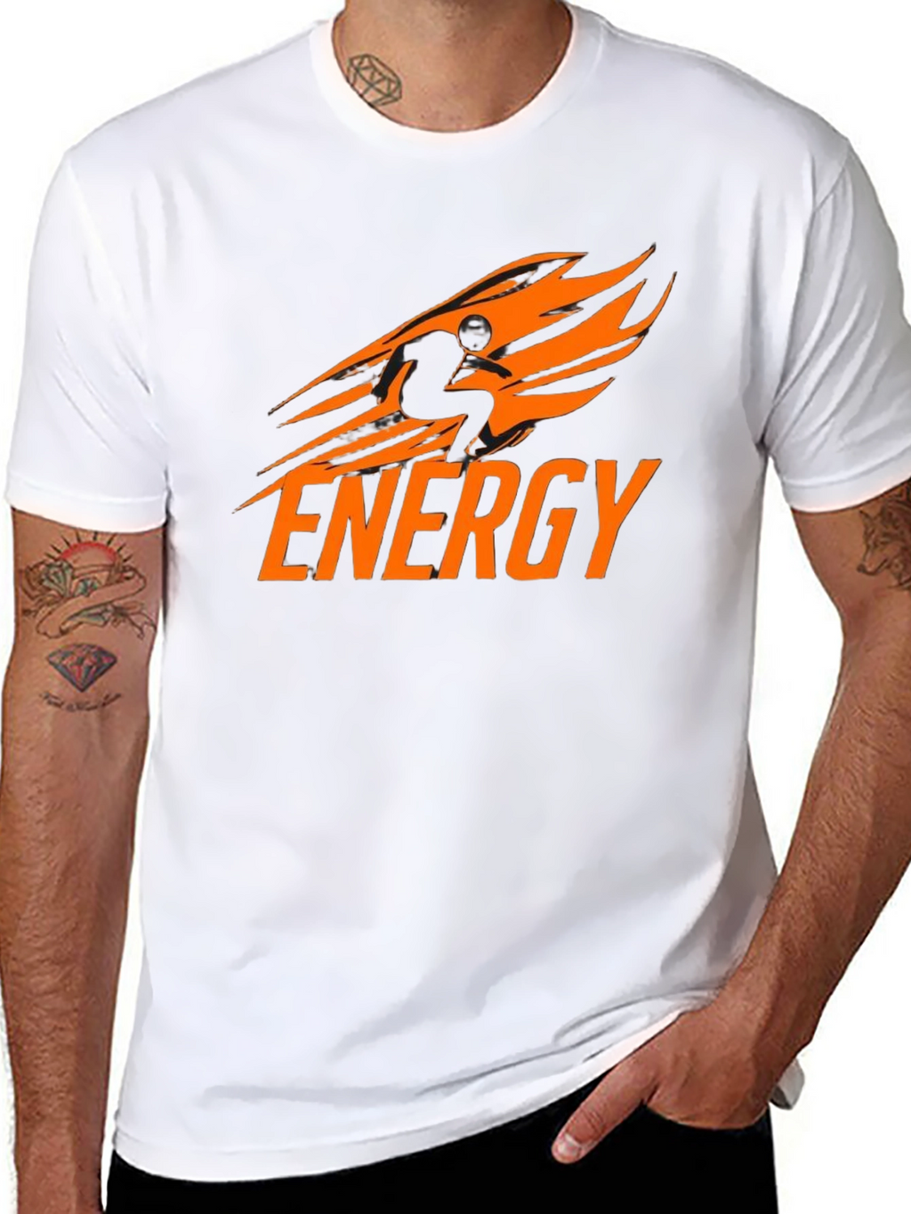 Energy Graphic Tee - Black