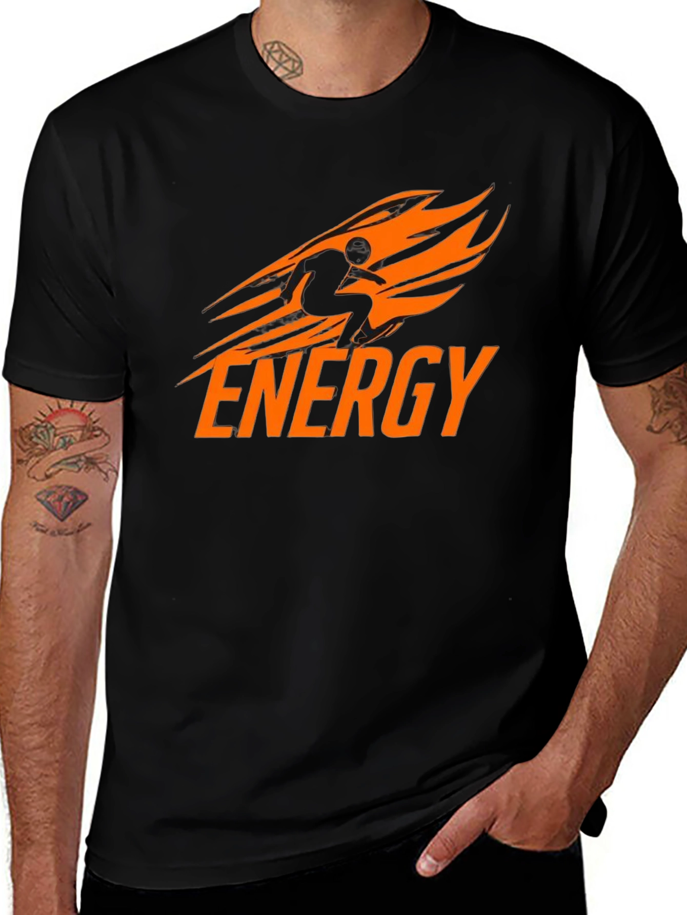 Energy Graphic Tee - Black