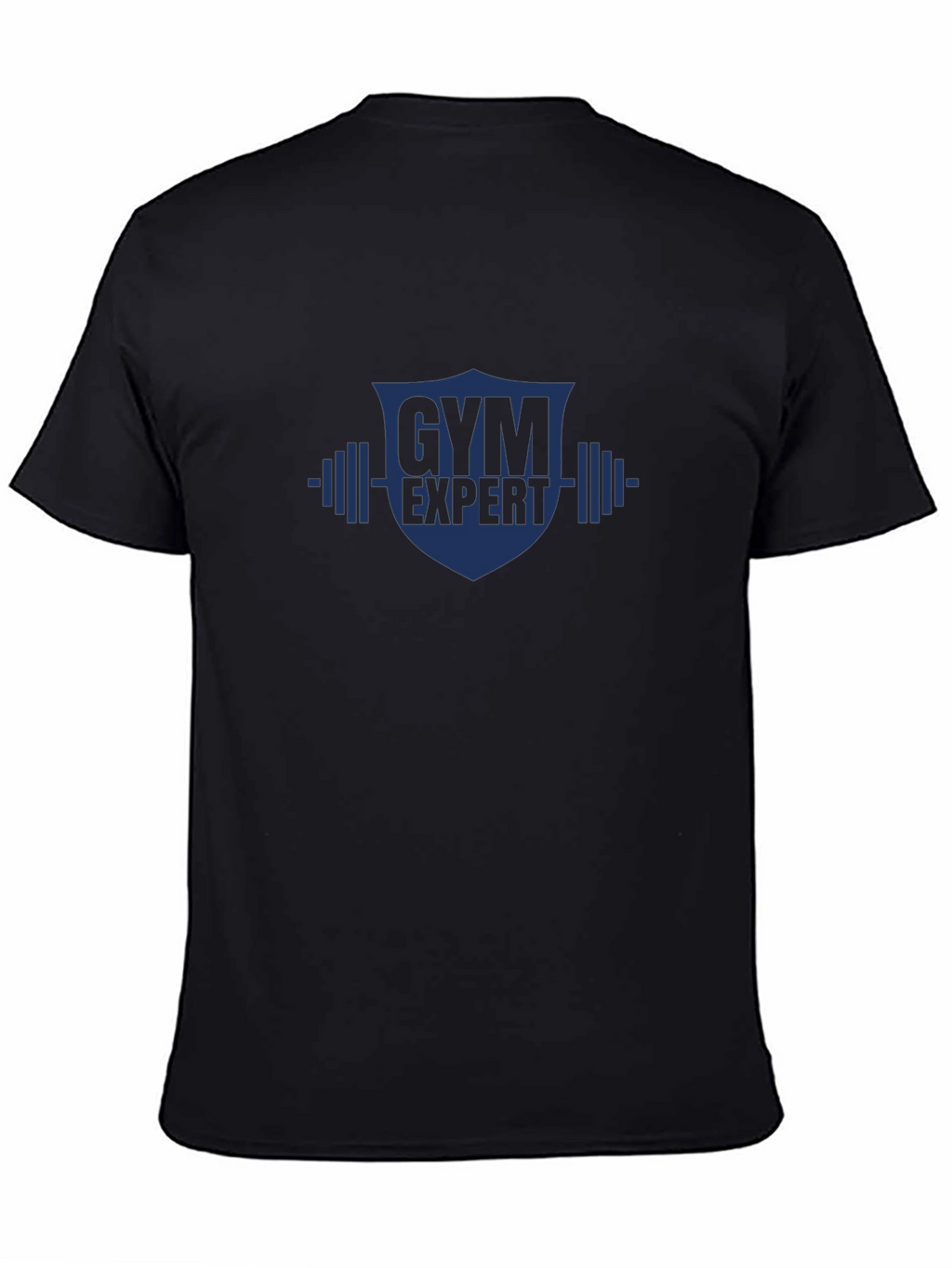Gym Expert Graphic T-Shirt - Black Cotton Tee