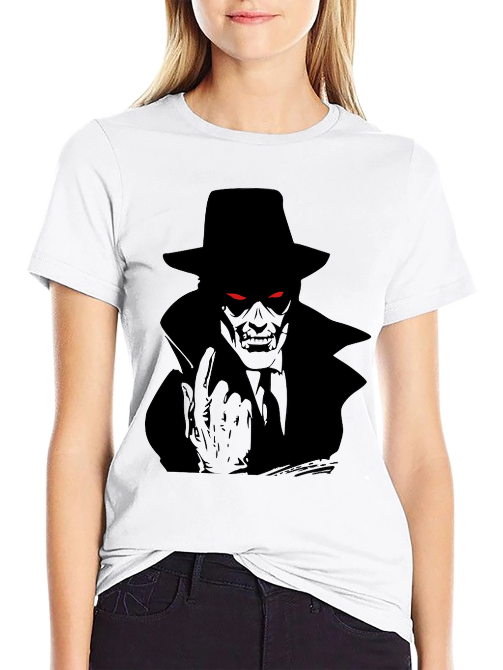 Mens Black Graphic Tee - Grim Reaper