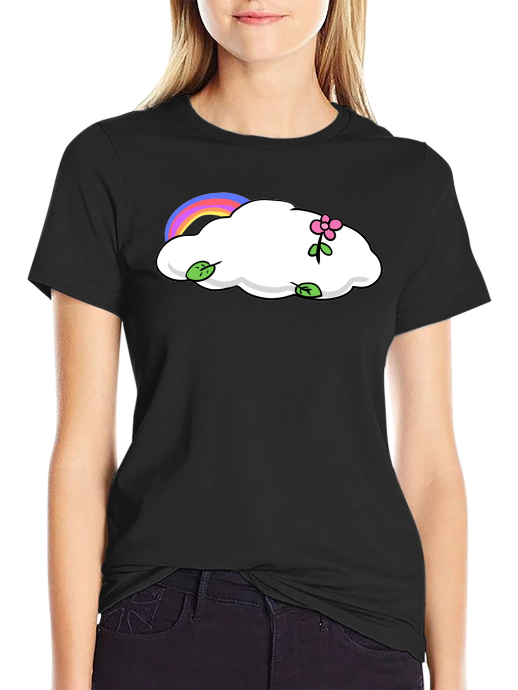 Cloud & Rainbow Graphic Tee