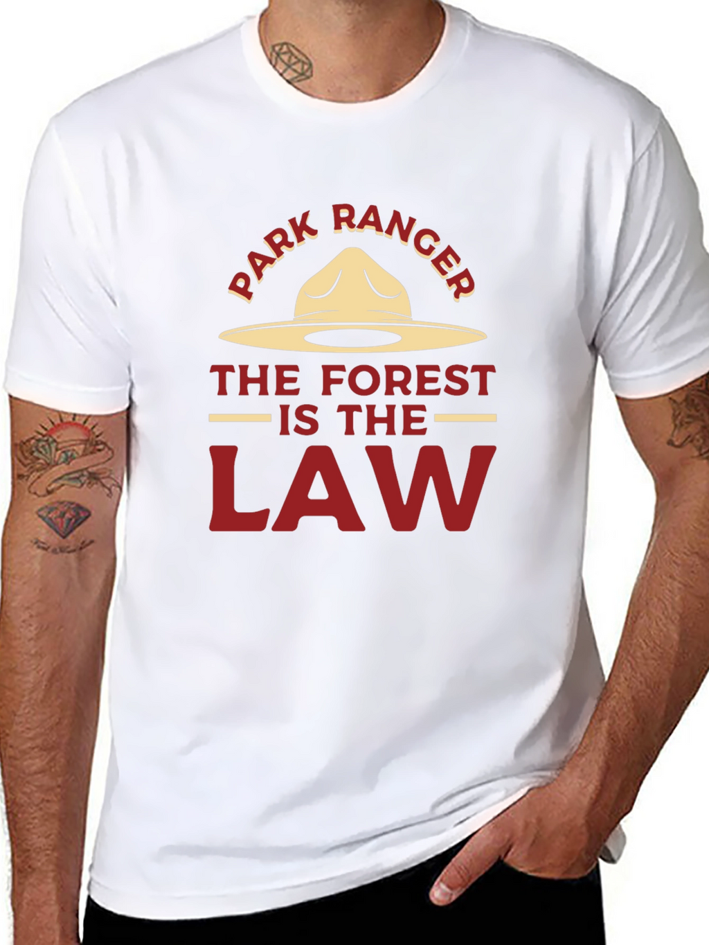 Park Ranger Tee: Forest is the Law