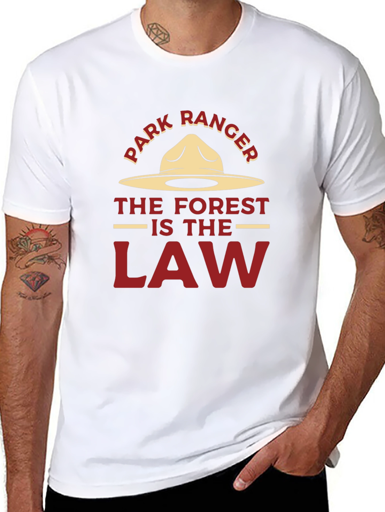 Park Ranger Tee: Forest is the Law