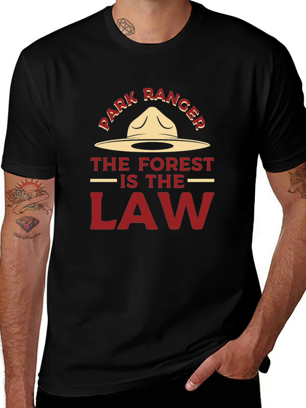 Park Ranger Tee: Forest is the Law