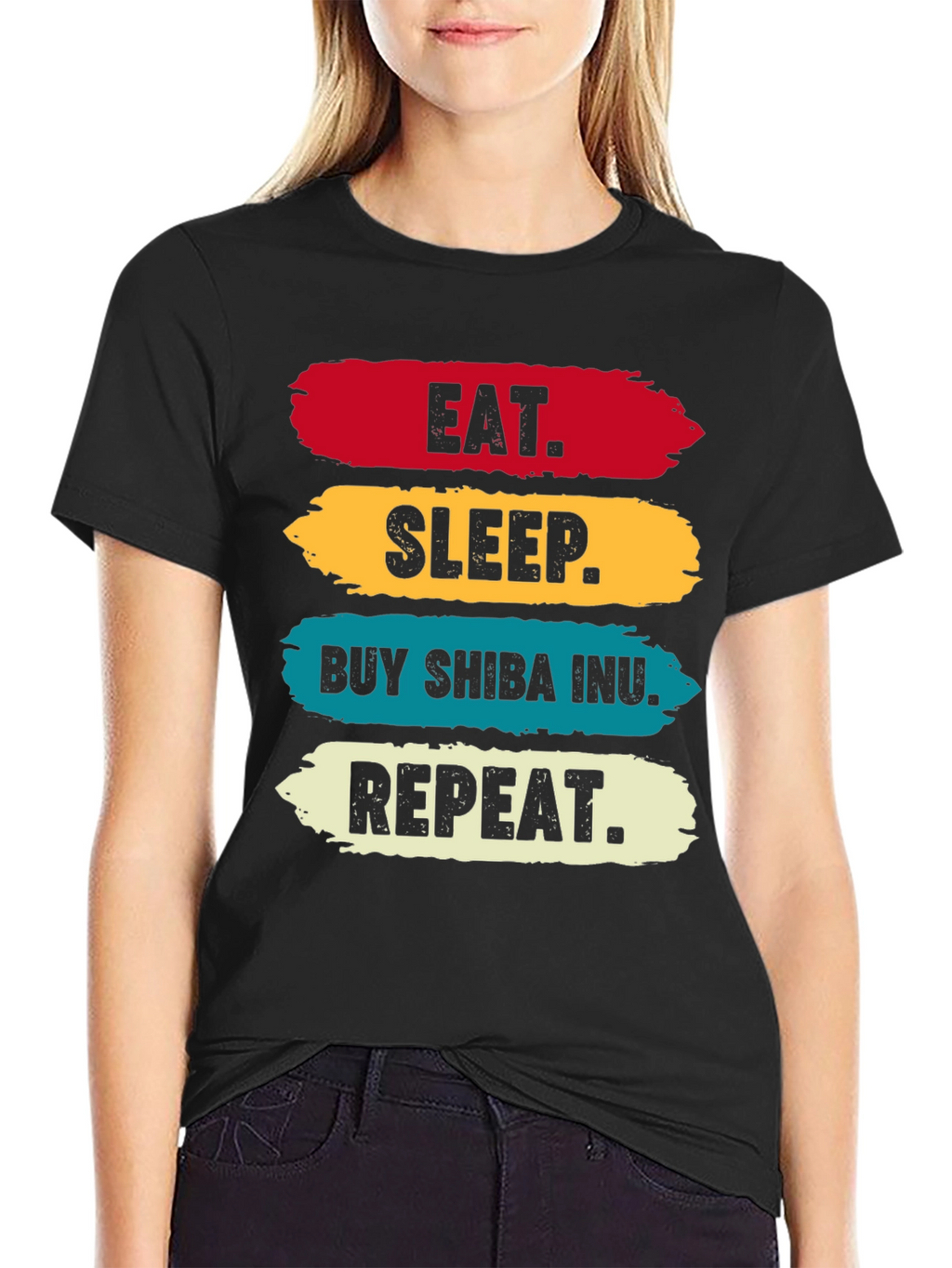 Eat Sleep Buy Shiba Inu Repeat T-Shirt