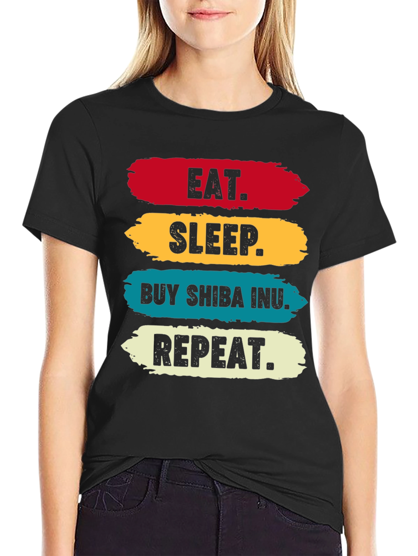 Eat Sleep Buy Shiba Inu Repeat T-Shirt