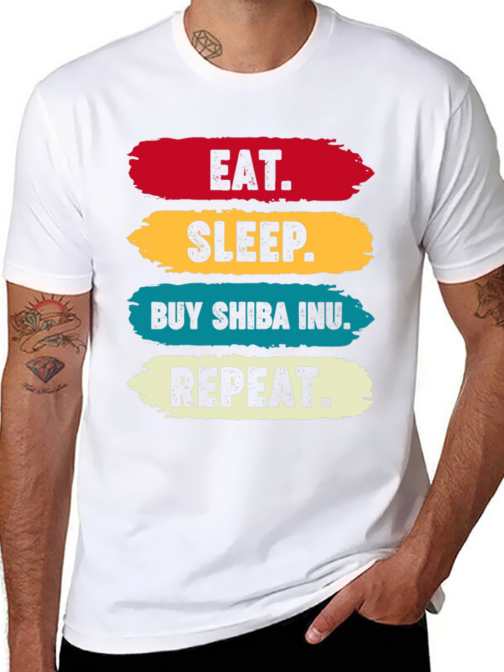 Eat Sleep Buy Shiba Inu Repeat T-Shirt