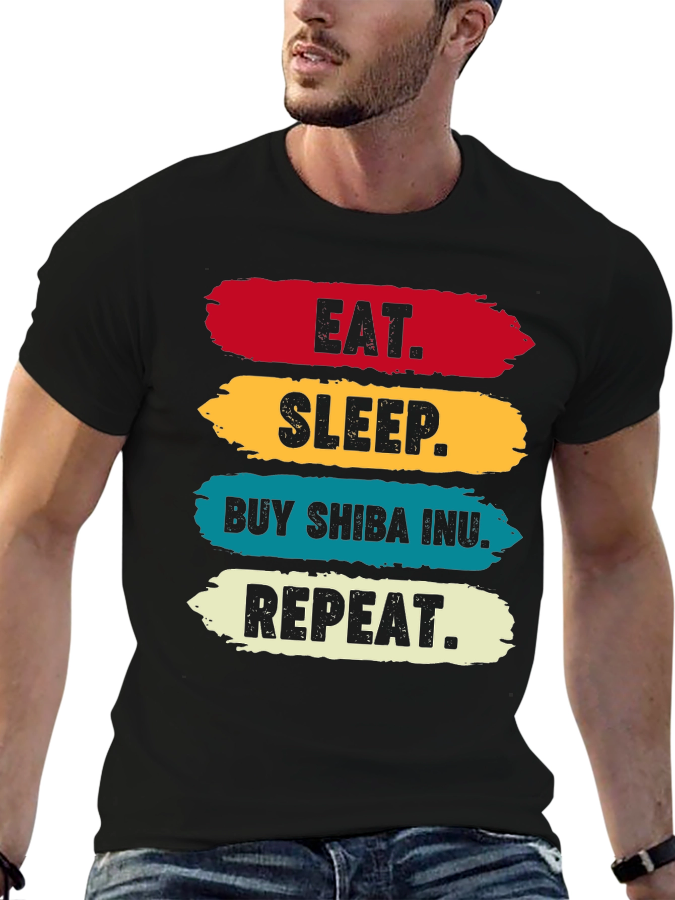 Eat Sleep Buy Shiba Inu Repeat T-Shirt