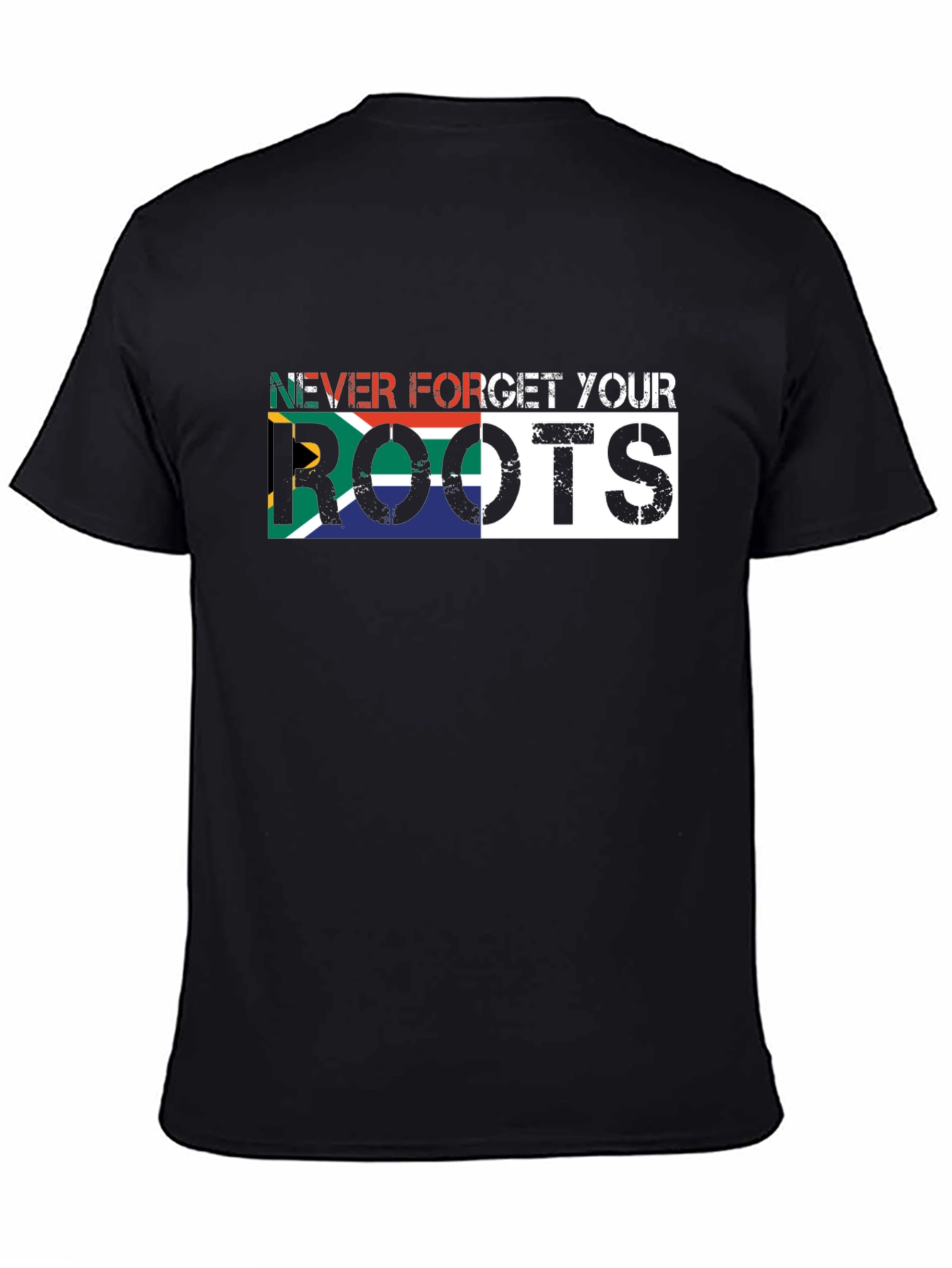 South Africa Roots T-Shirt - Black