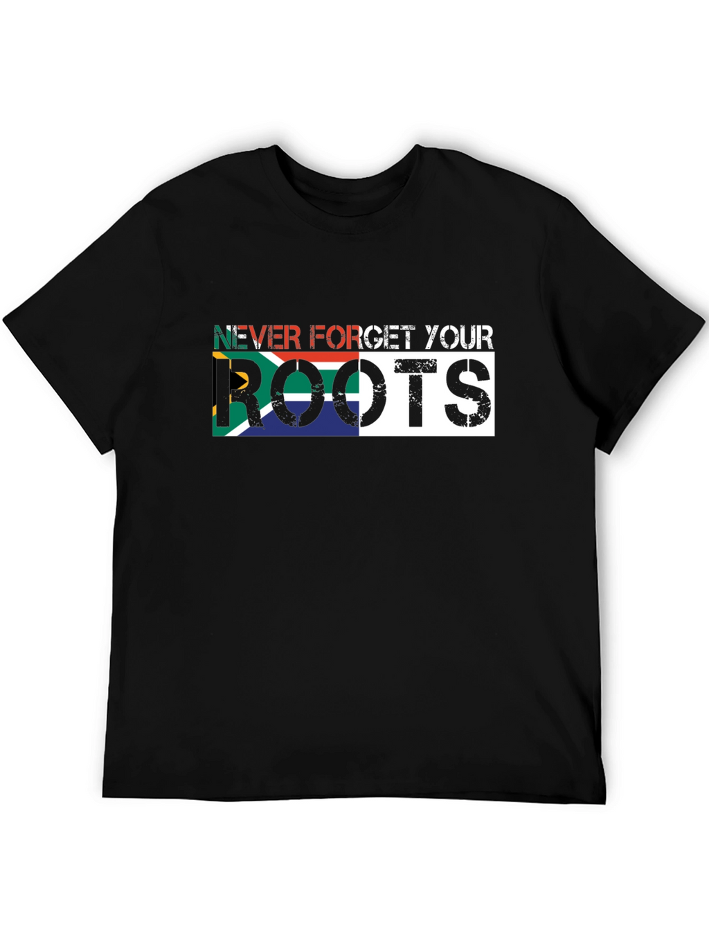 South Africa Roots T-Shirt - Black