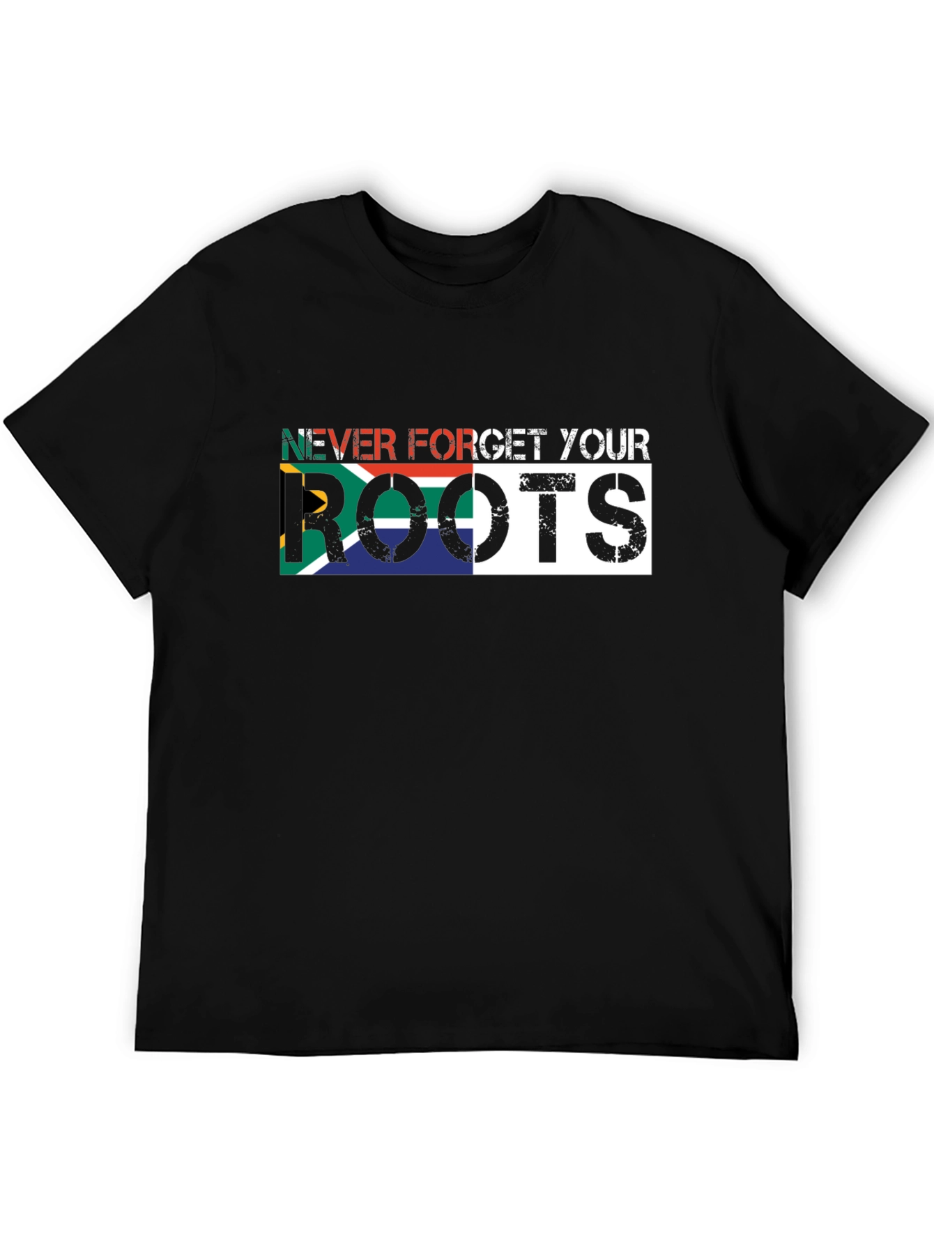 South Africa Roots T-Shirt - Black