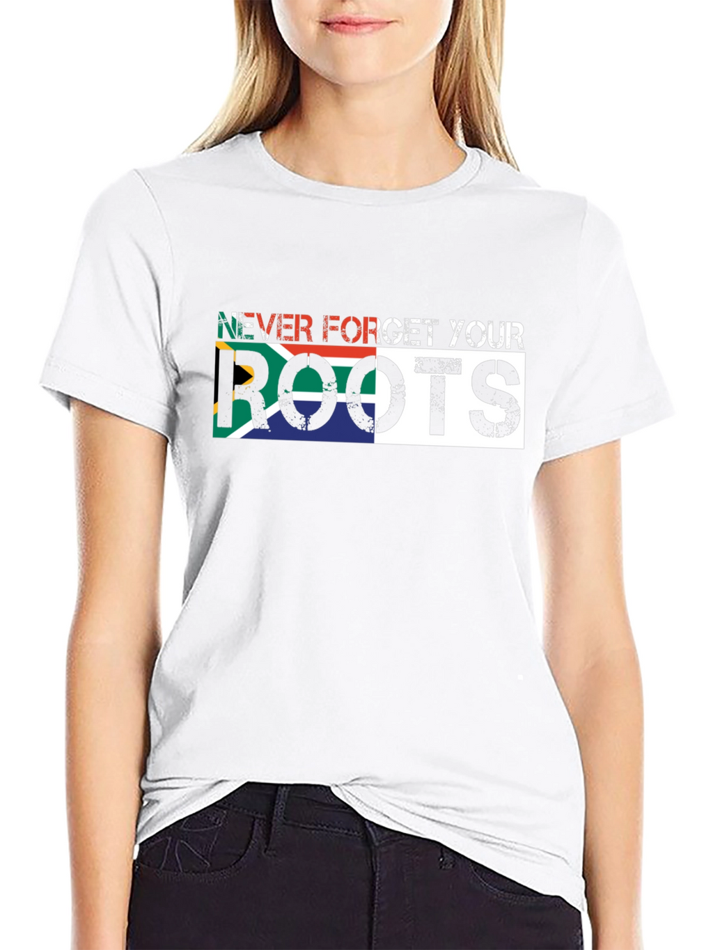South Africa Roots T-Shirt - Black