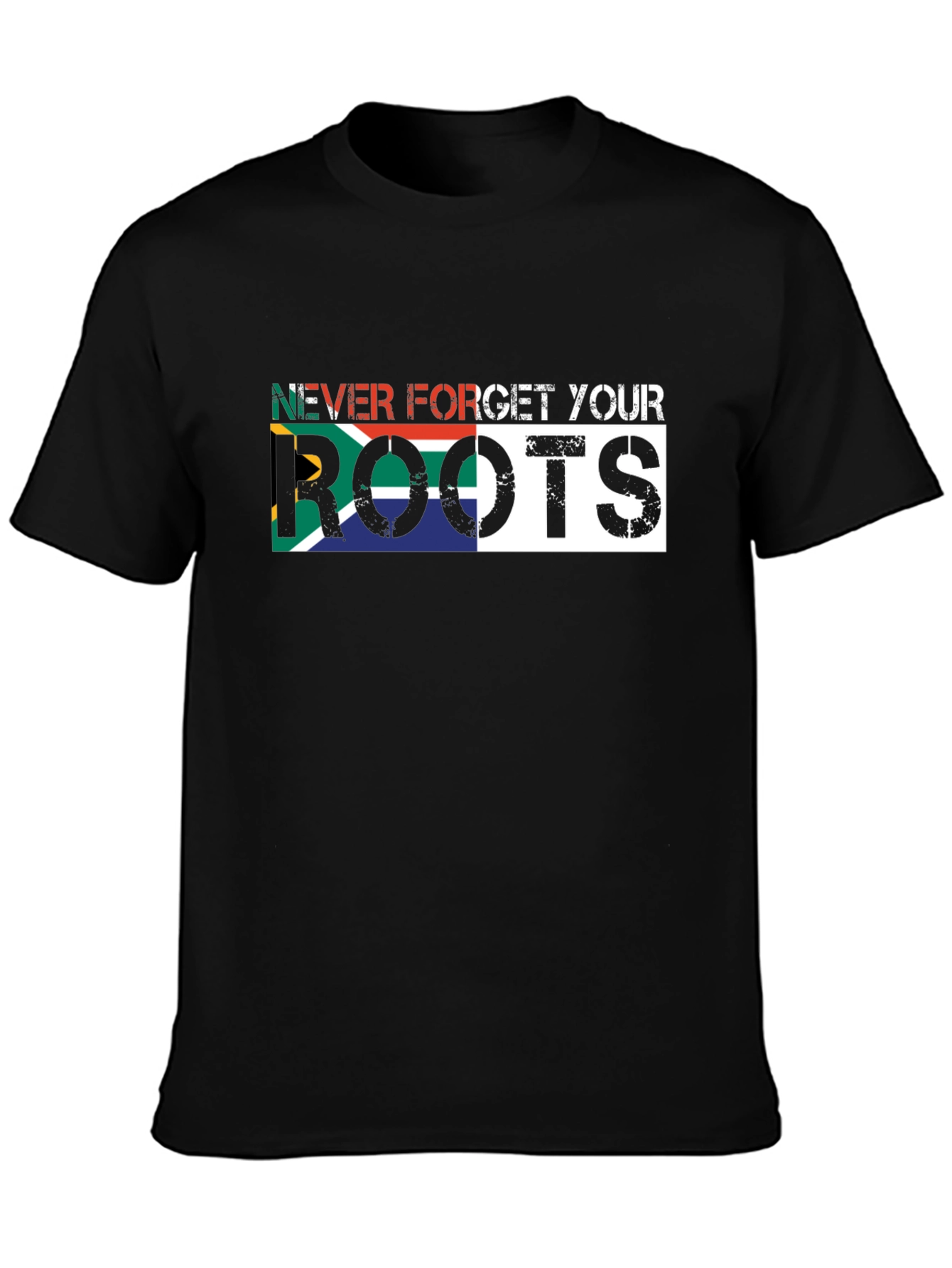 South Africa Roots T-Shirt - Black