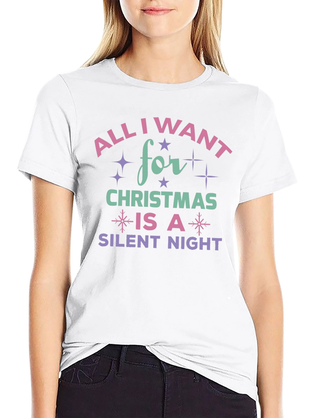 All I Want for Christmas Silent Night T-Shirt