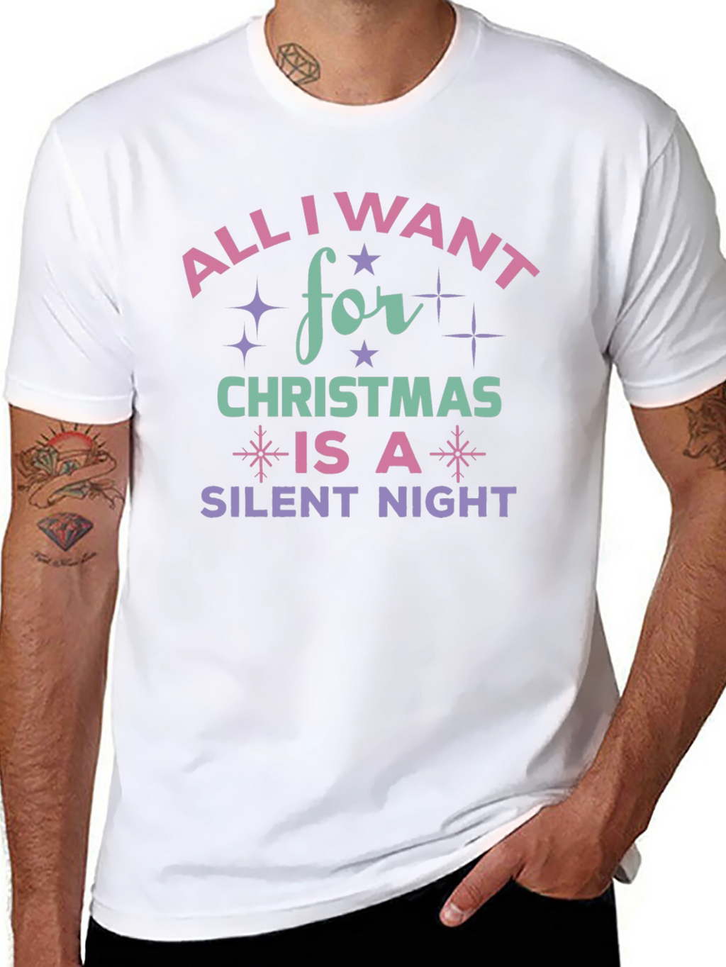 All I Want for Christmas Silent Night T-Shirt