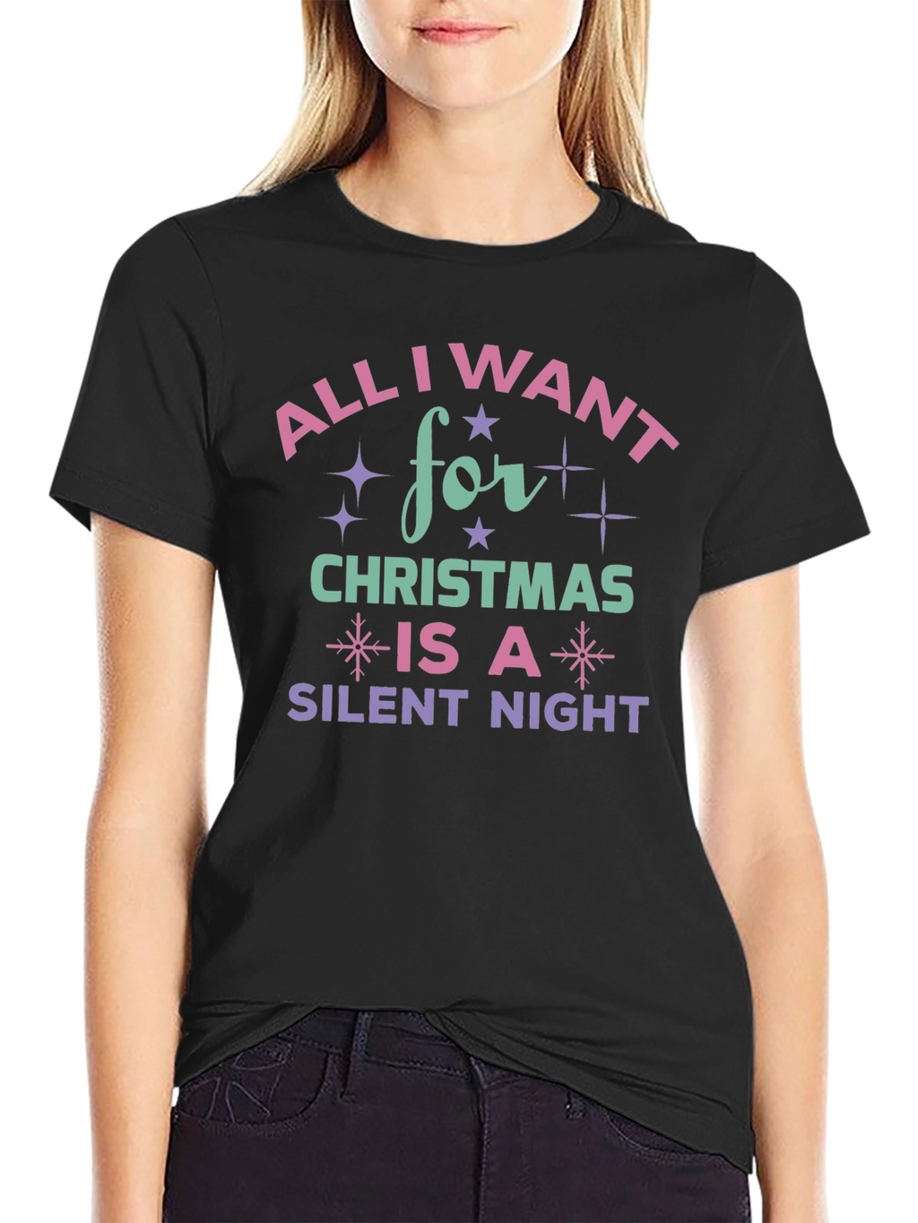 All I Want for Christmas Silent Night T-Shirt