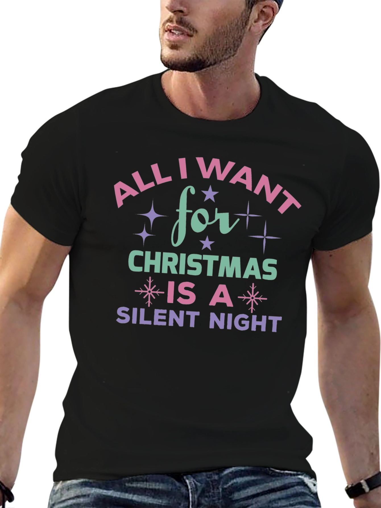 All I Want for Christmas Silent Night T-Shirt