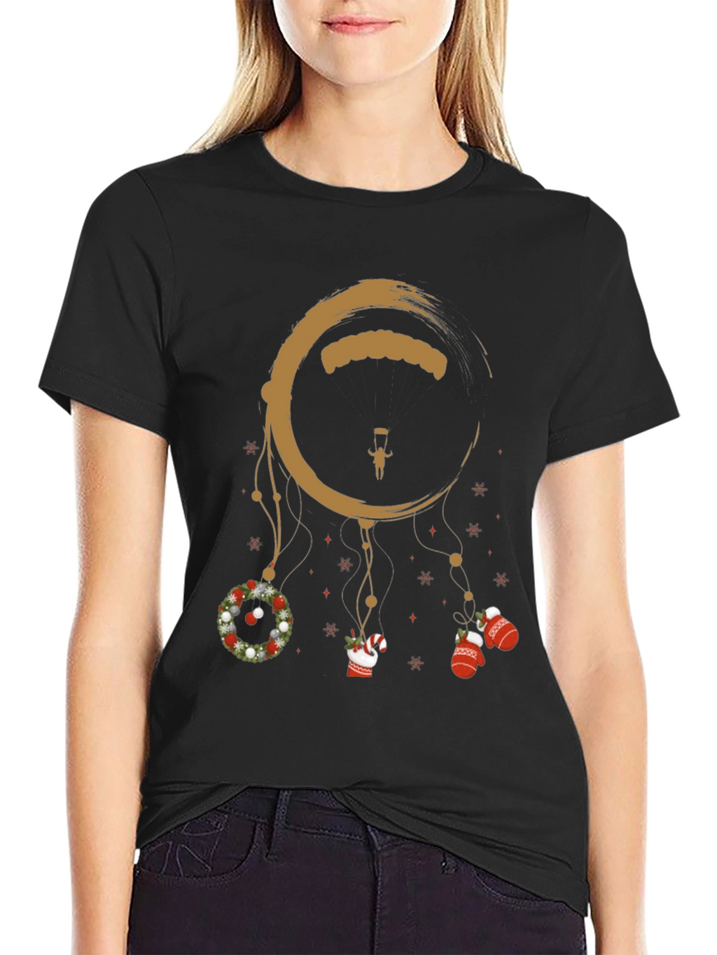 Holiday Skydiving Dreamcatcher T-Shirt