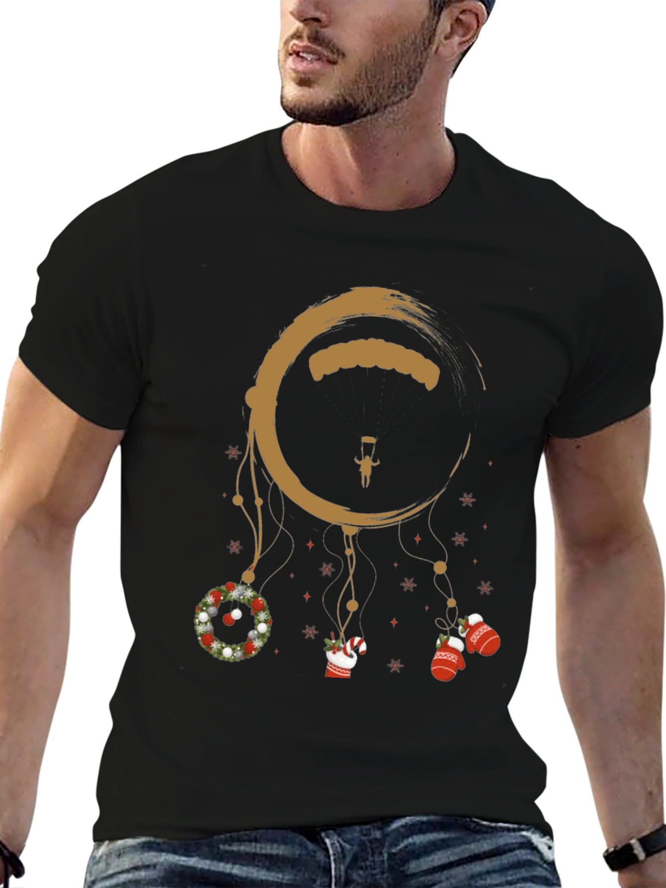Holiday Skydiving Dreamcatcher T-Shirt