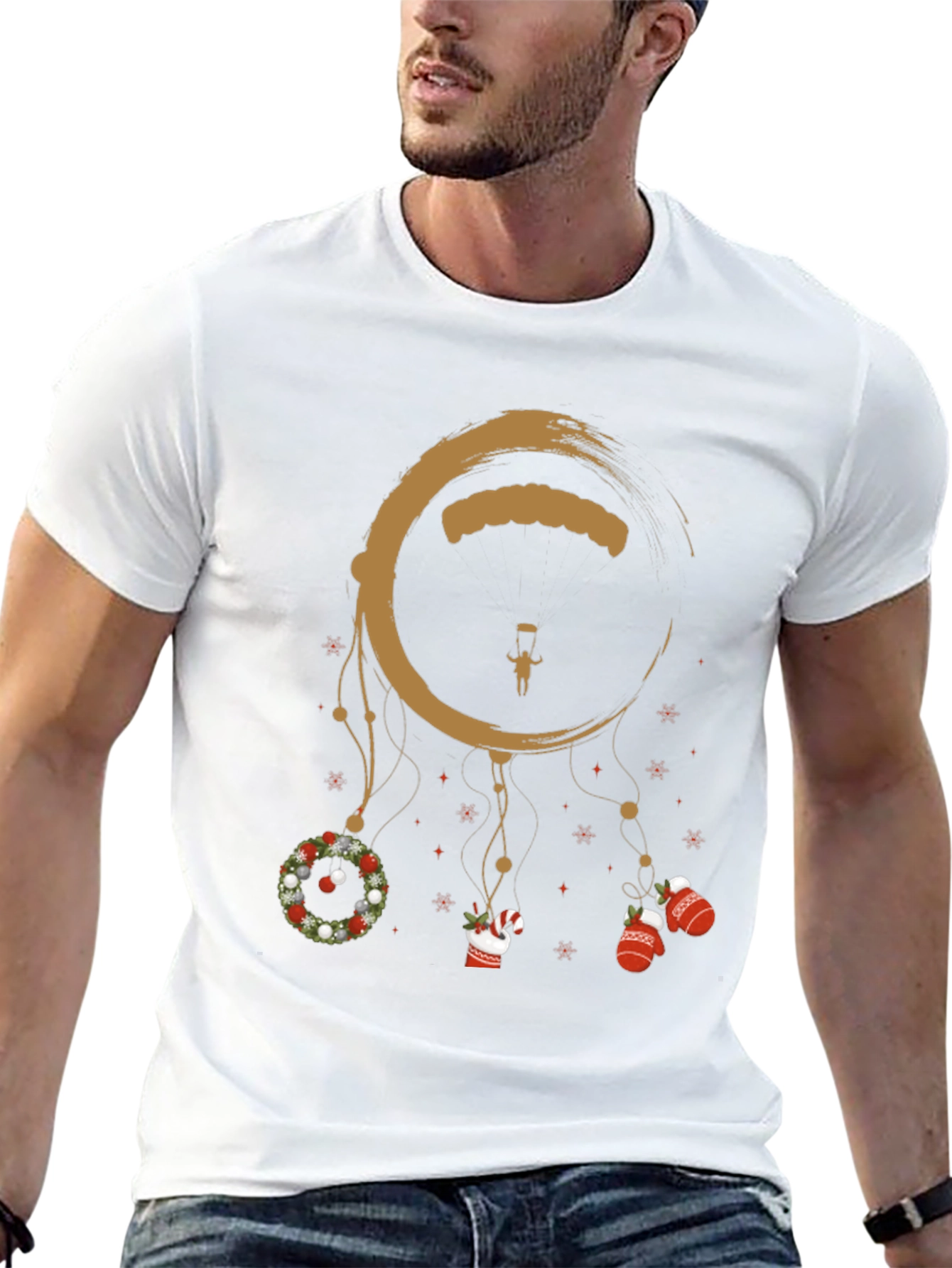 Holiday Skydiving Dreamcatcher T-Shirt