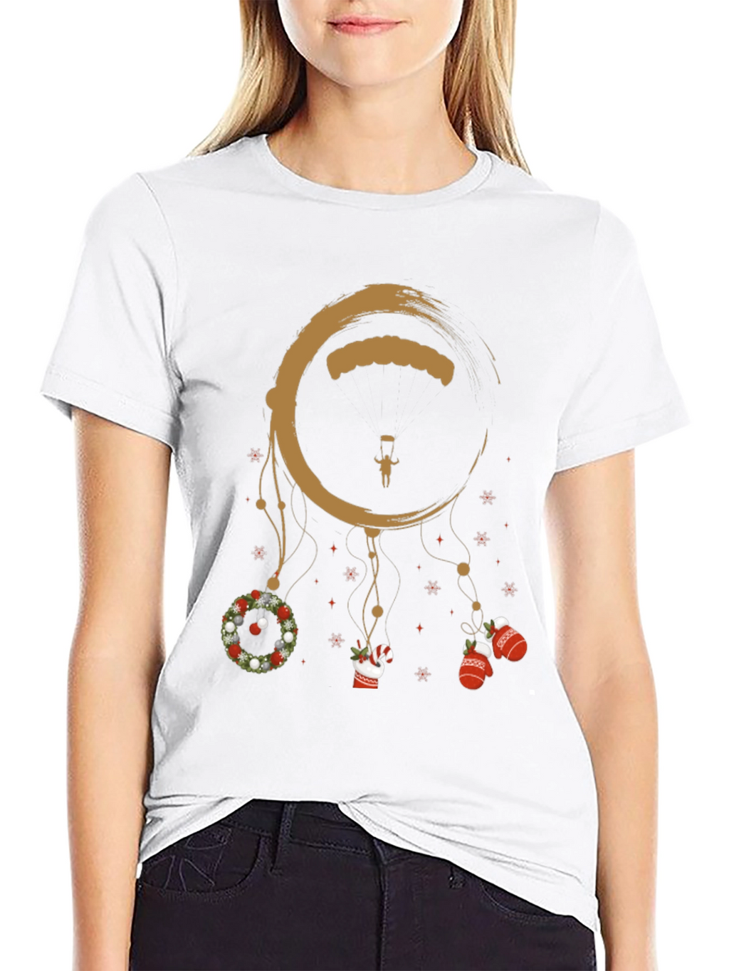 Holiday Skydiving Dreamcatcher T-Shirt