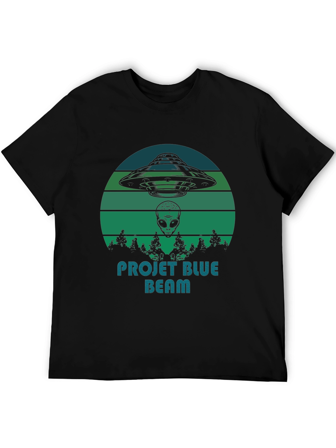 Project Blue Beam Graphic T-Shirt