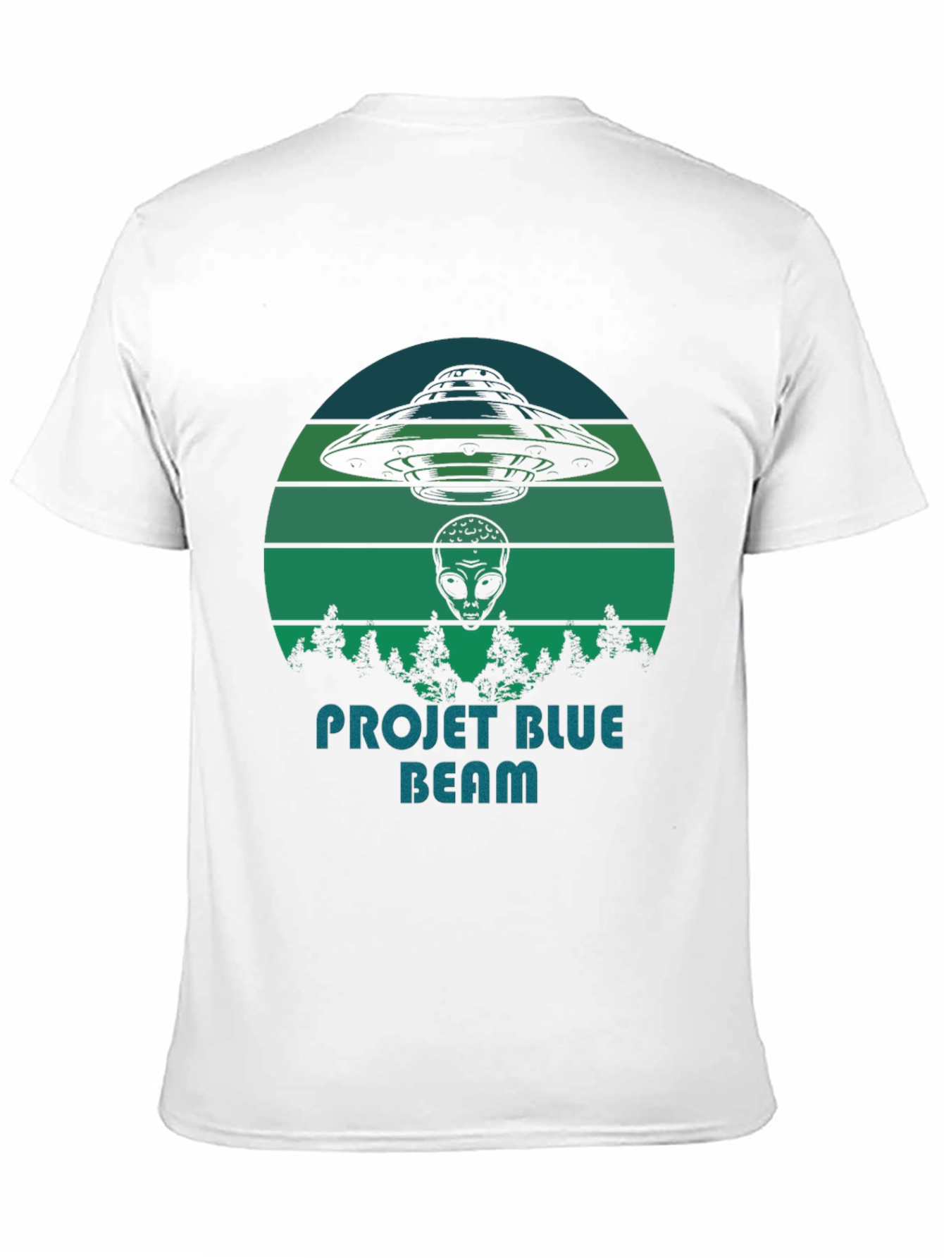 Project Blue Beam Graphic T-Shirt