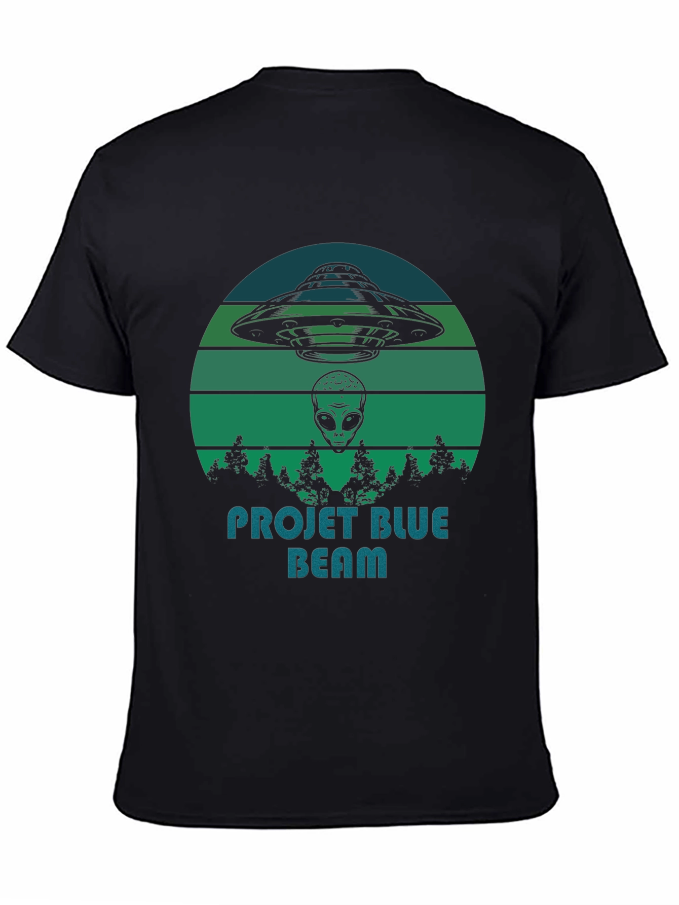 Project Blue Beam Graphic T-Shirt