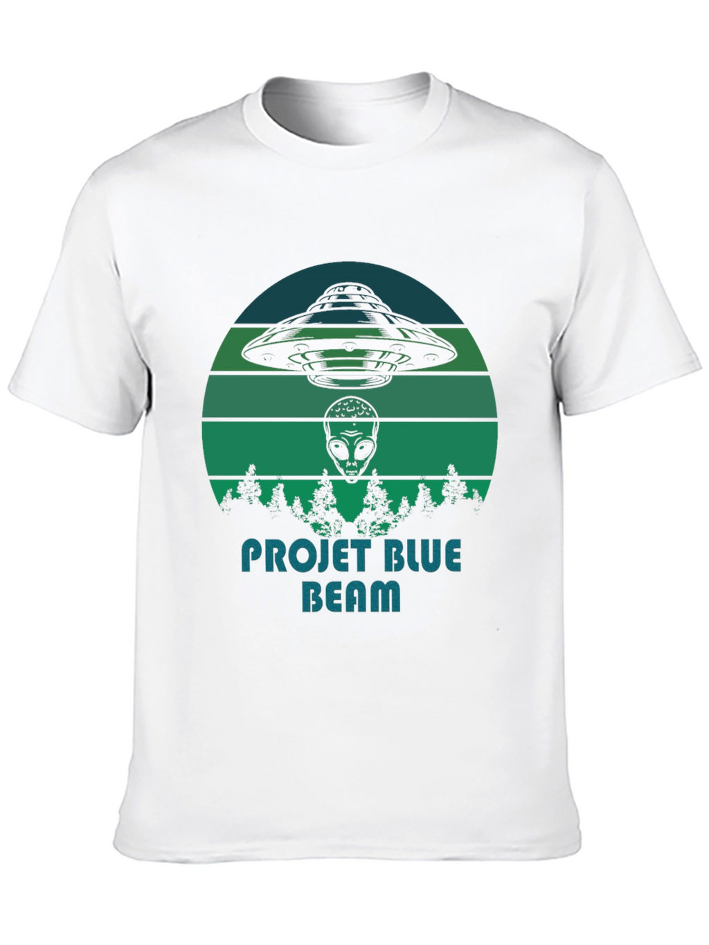 Project Blue Beam Graphic T-Shirt