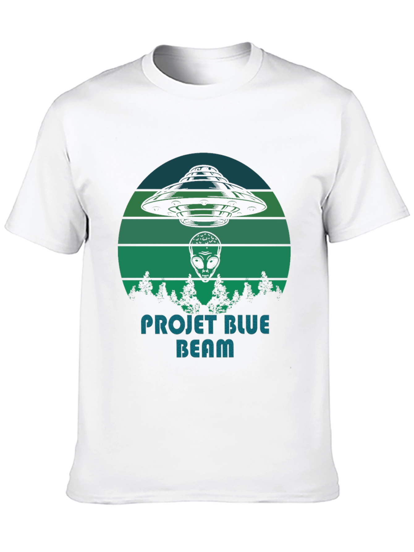 Project Blue Beam Graphic T-Shirt