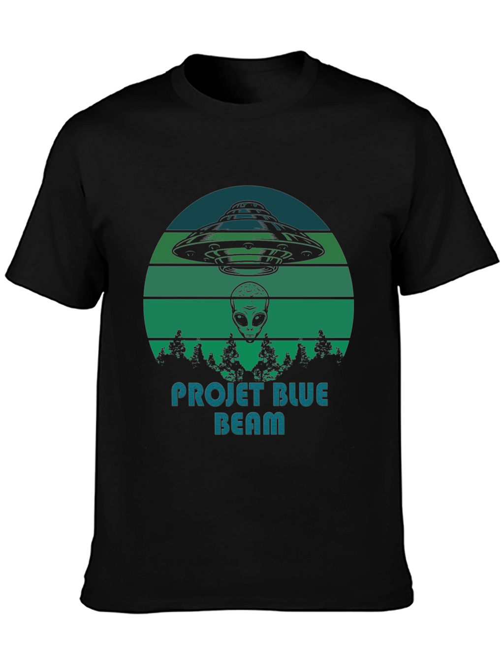 Project Blue Beam Graphic T-Shirt