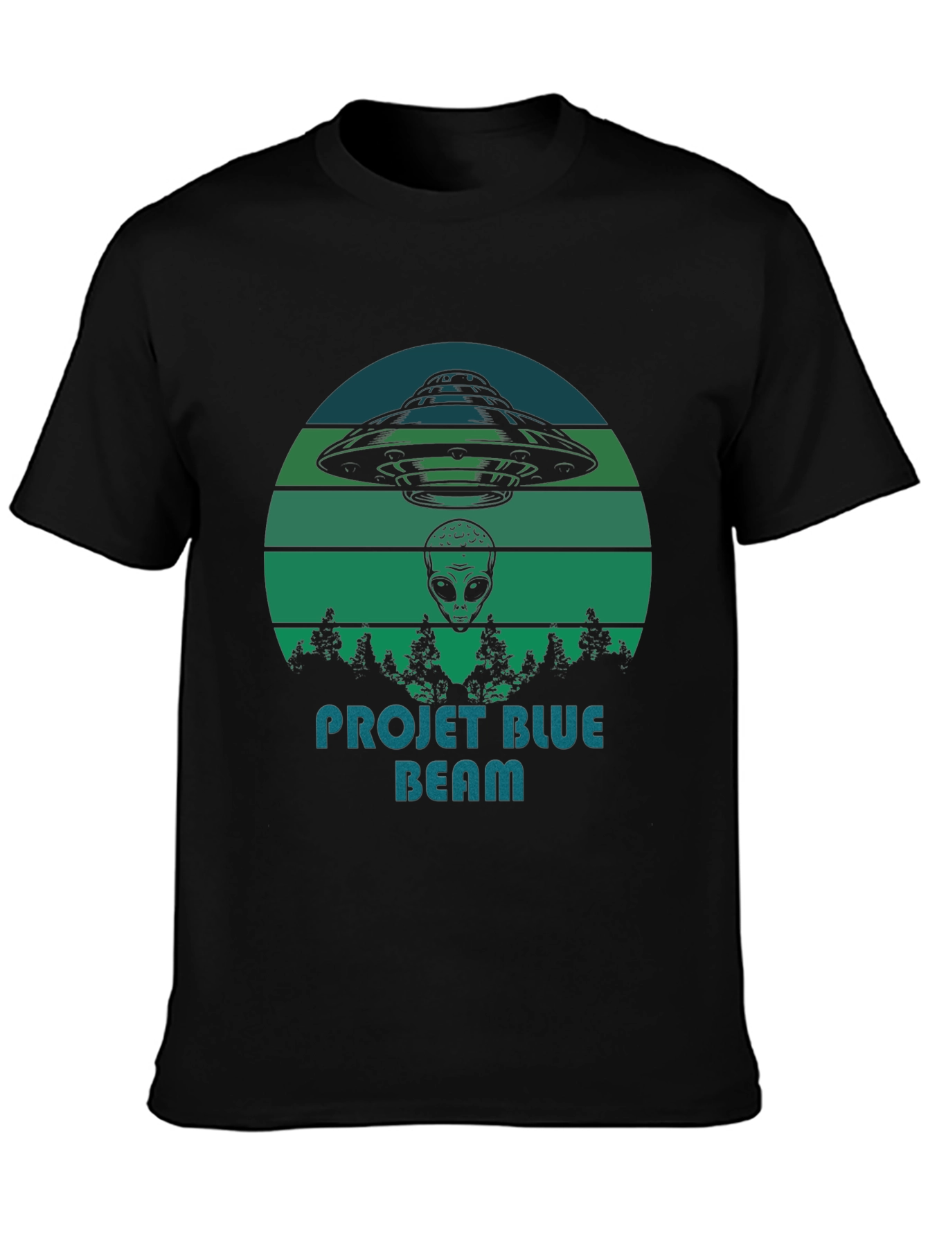 Project Blue Beam Graphic T-Shirt