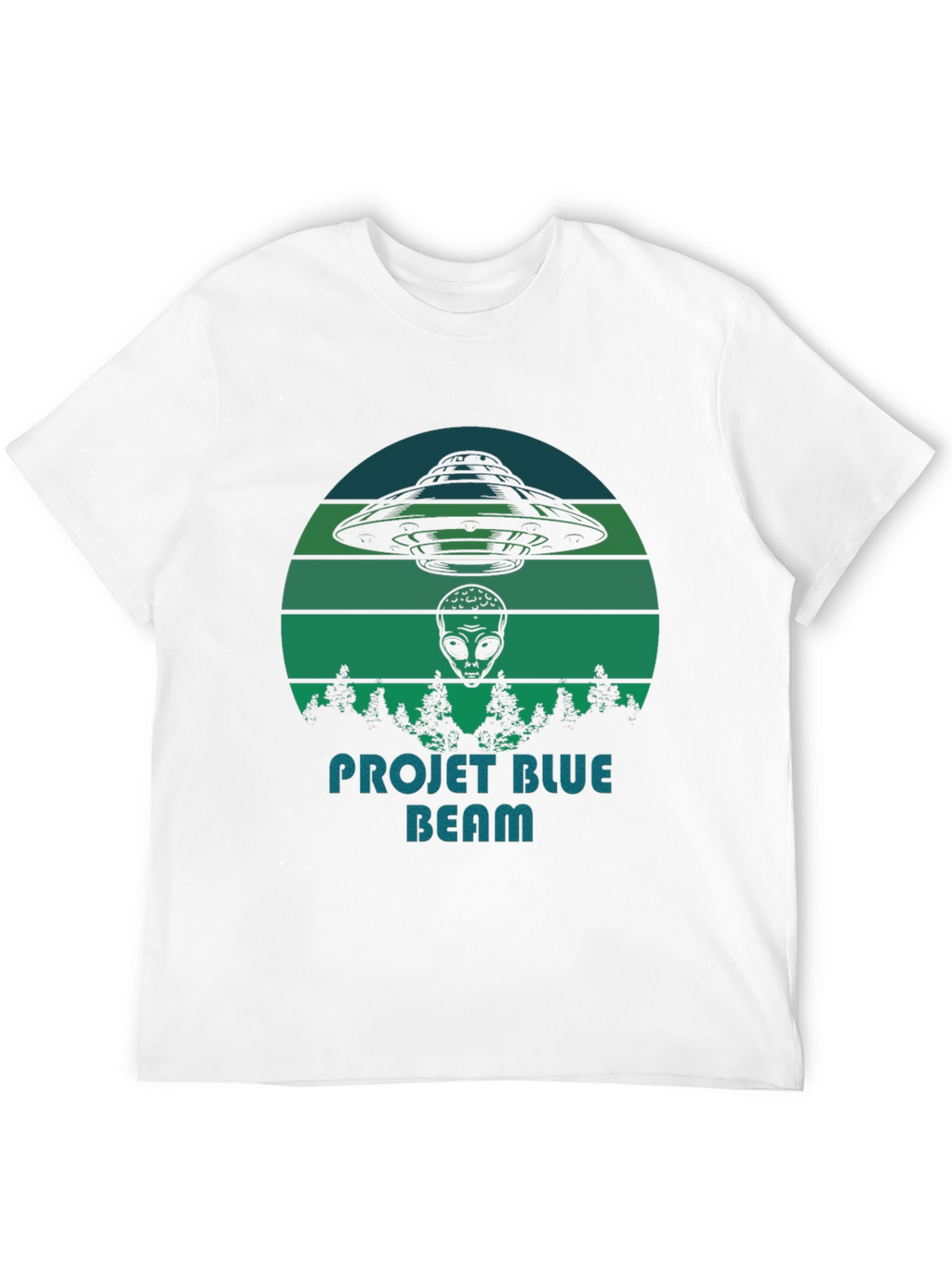 Project Blue Beam Graphic T-Shirt