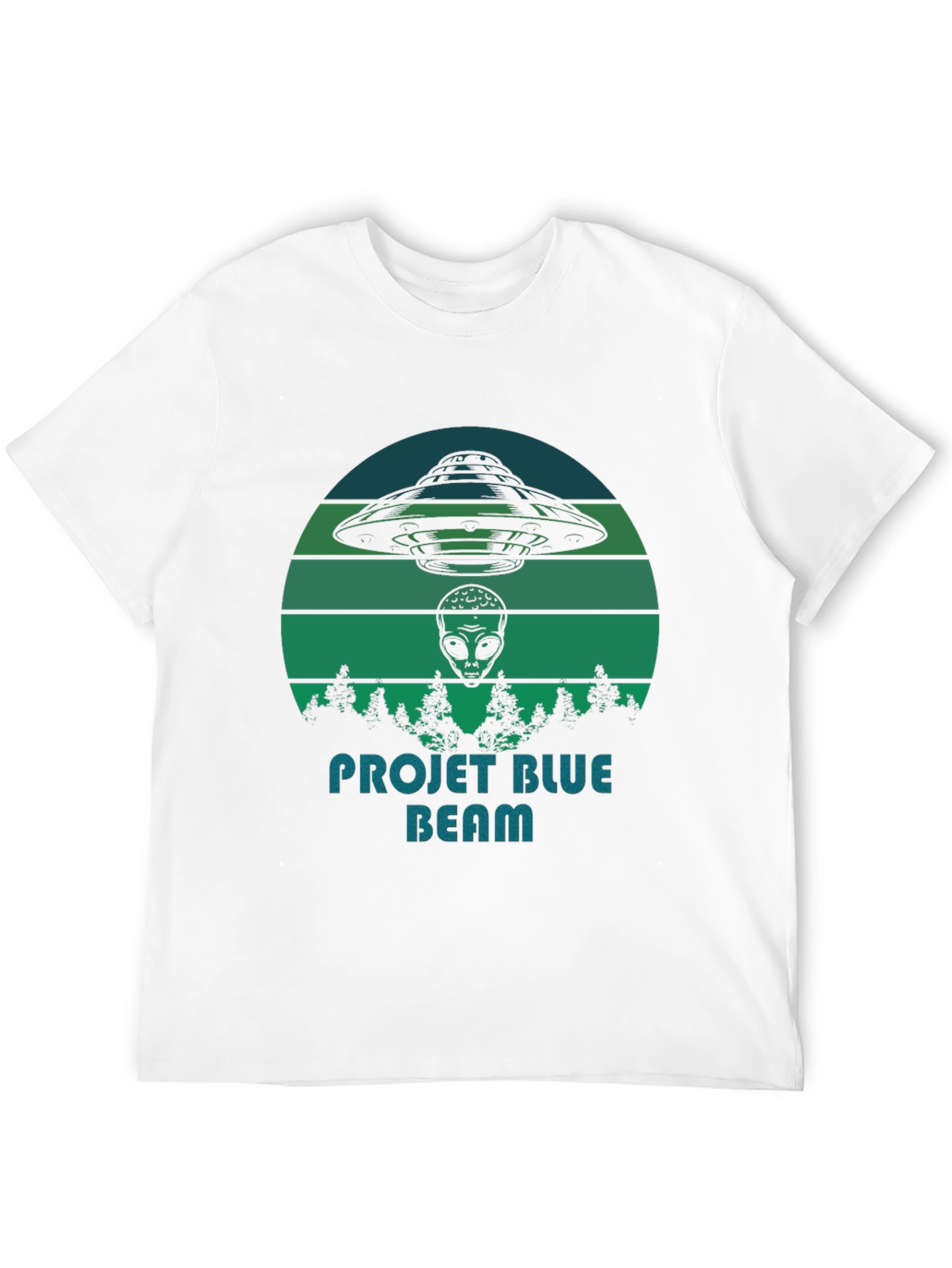 Project Blue Beam Graphic T-Shirt