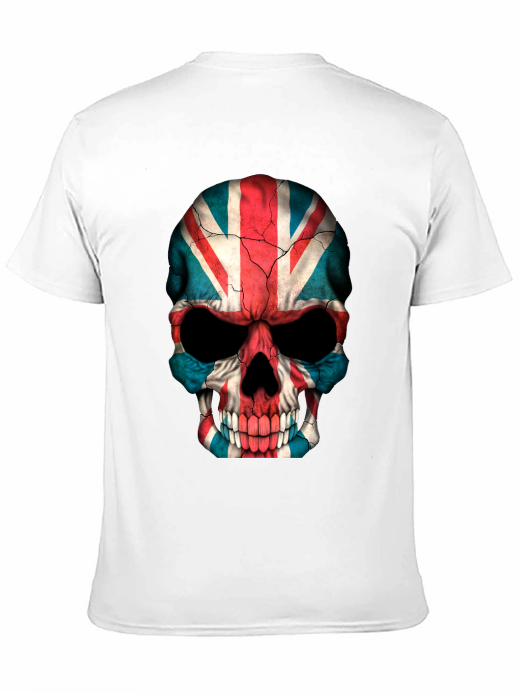 Union Jack Skull Graphic Tee - Black