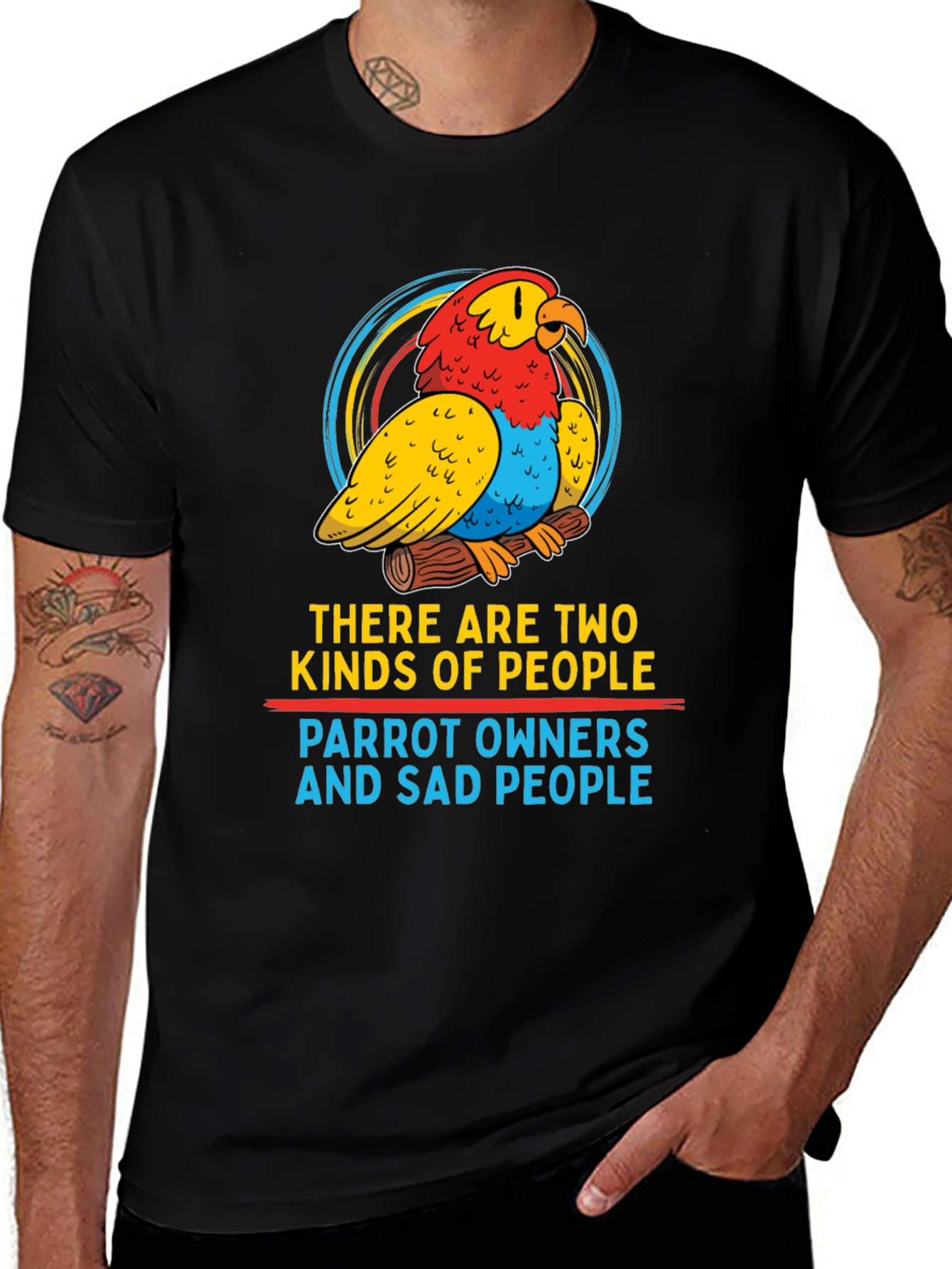 Parrot Owner T-Shirt - Two Kinds of People Graphic Tee