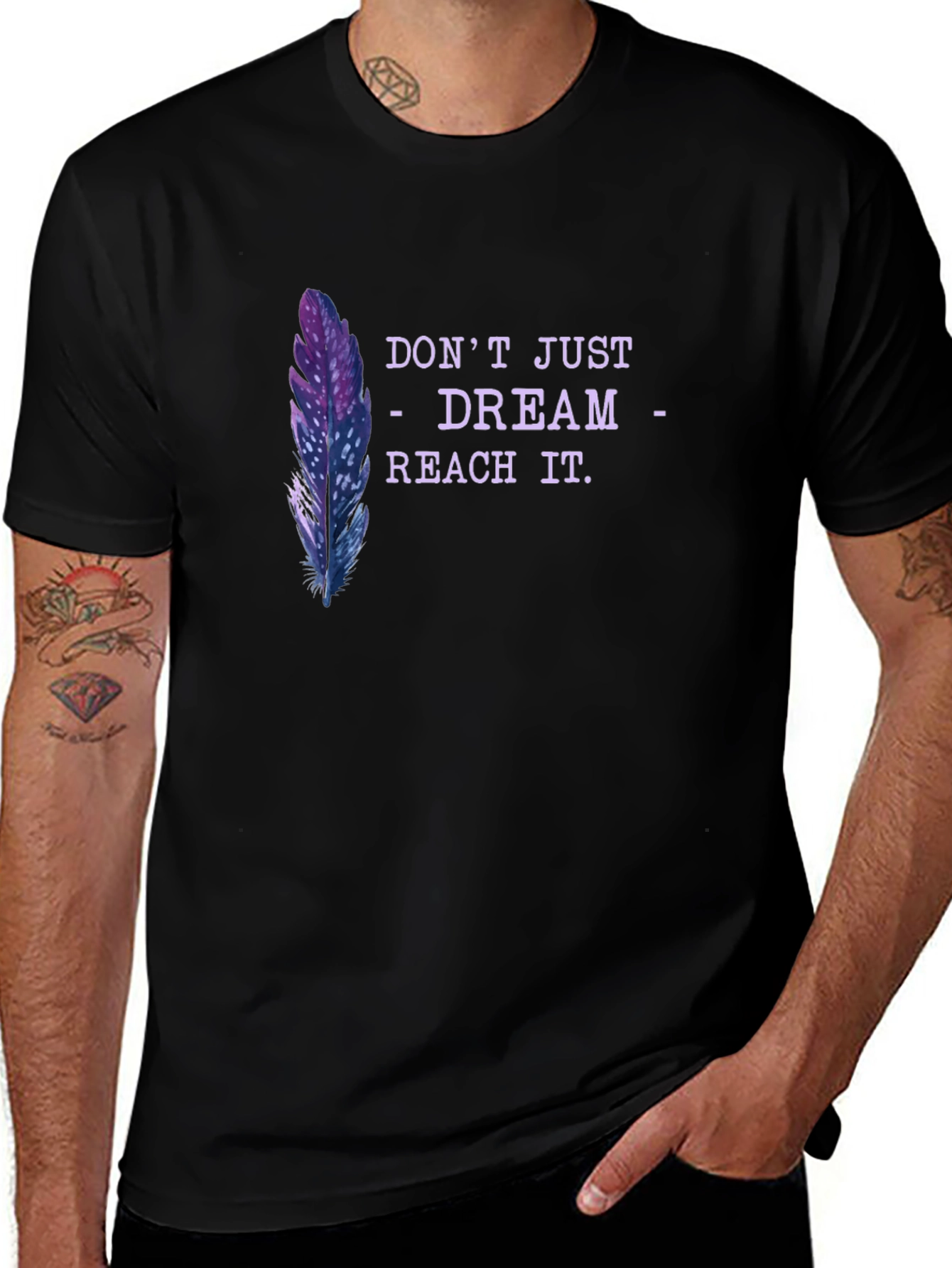 Dream Reach It Graphic Tee - Soft Cotton Blend Shirt