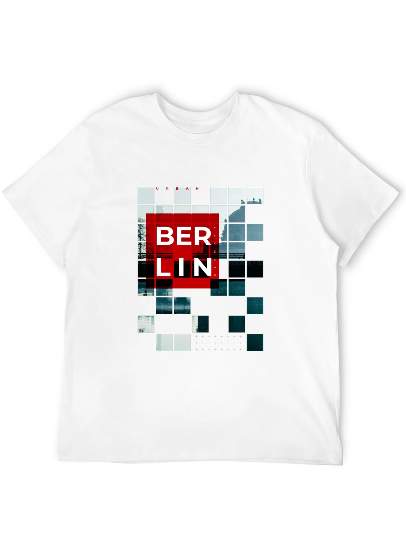 Berlin Urban Graphic Tee - Modern Cityscape Shirt